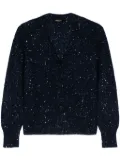 Fabiana Filippi sequin embellished cardigan - Blue