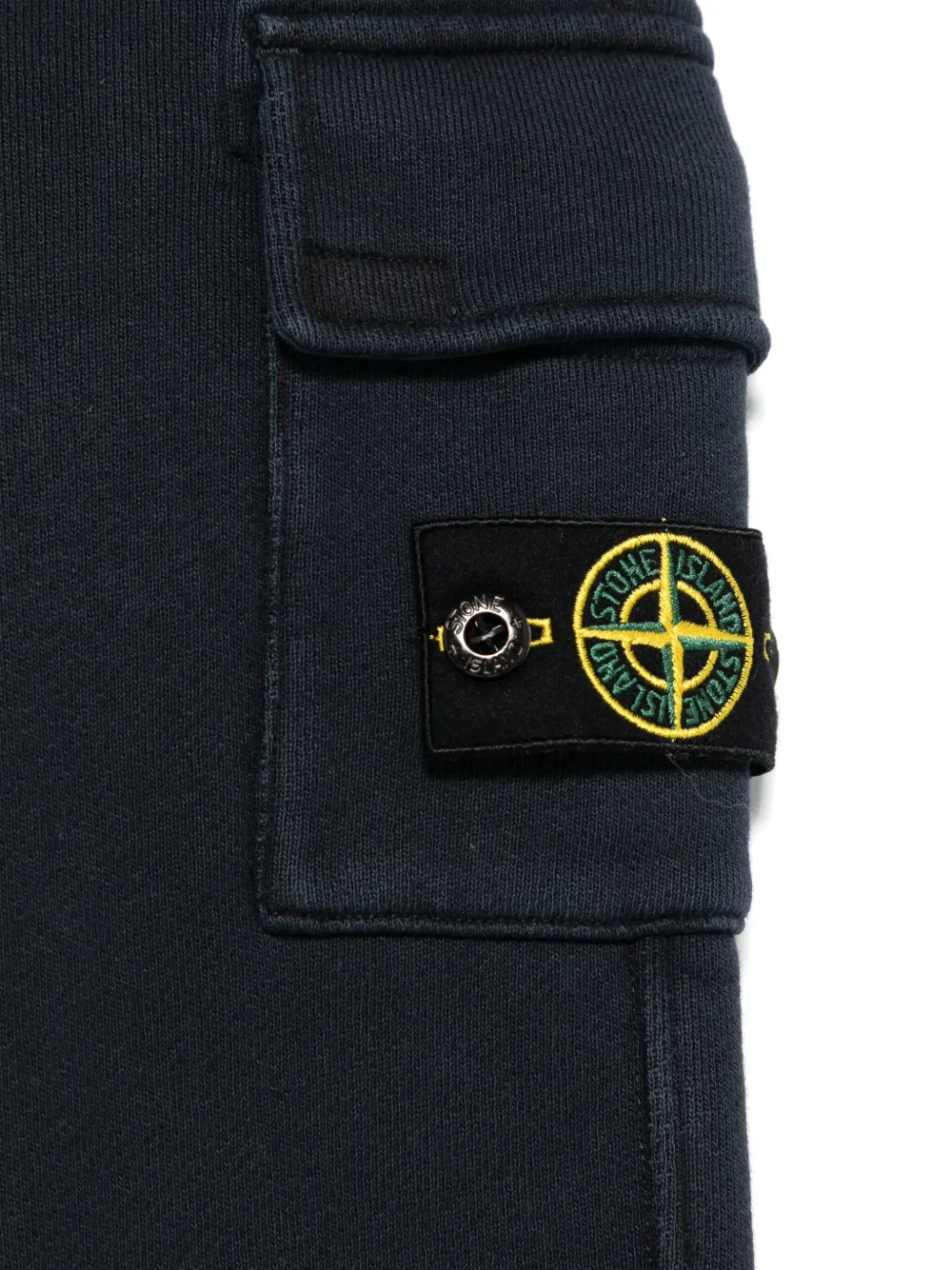 Stone Island Junior Trainingsbroek met Compass-logopatch Blauw