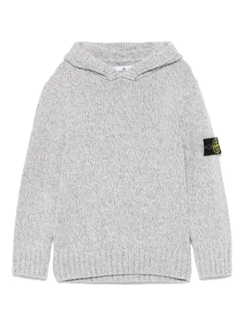 Stone Island Junior Agasalho de tricô com capuz