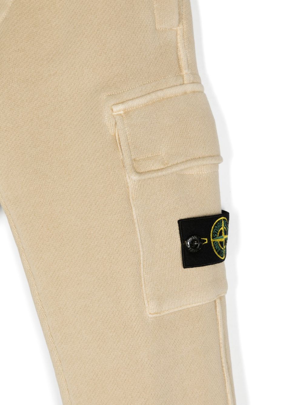 Stone Island Junior Trainingsbroek met Compass-logopatch Beige