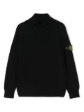 Stone Island Junior Compass-badge sweater - Black
