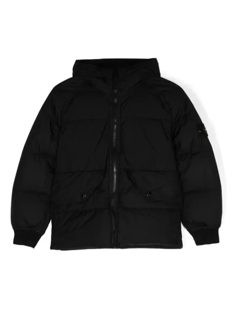 Stone Island Junior Giacca con applicazione Compass