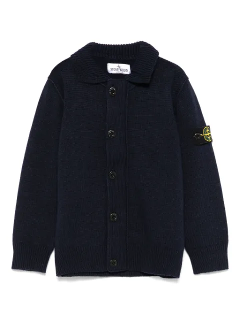 Stone Island Junior Compass-badge cardigan  