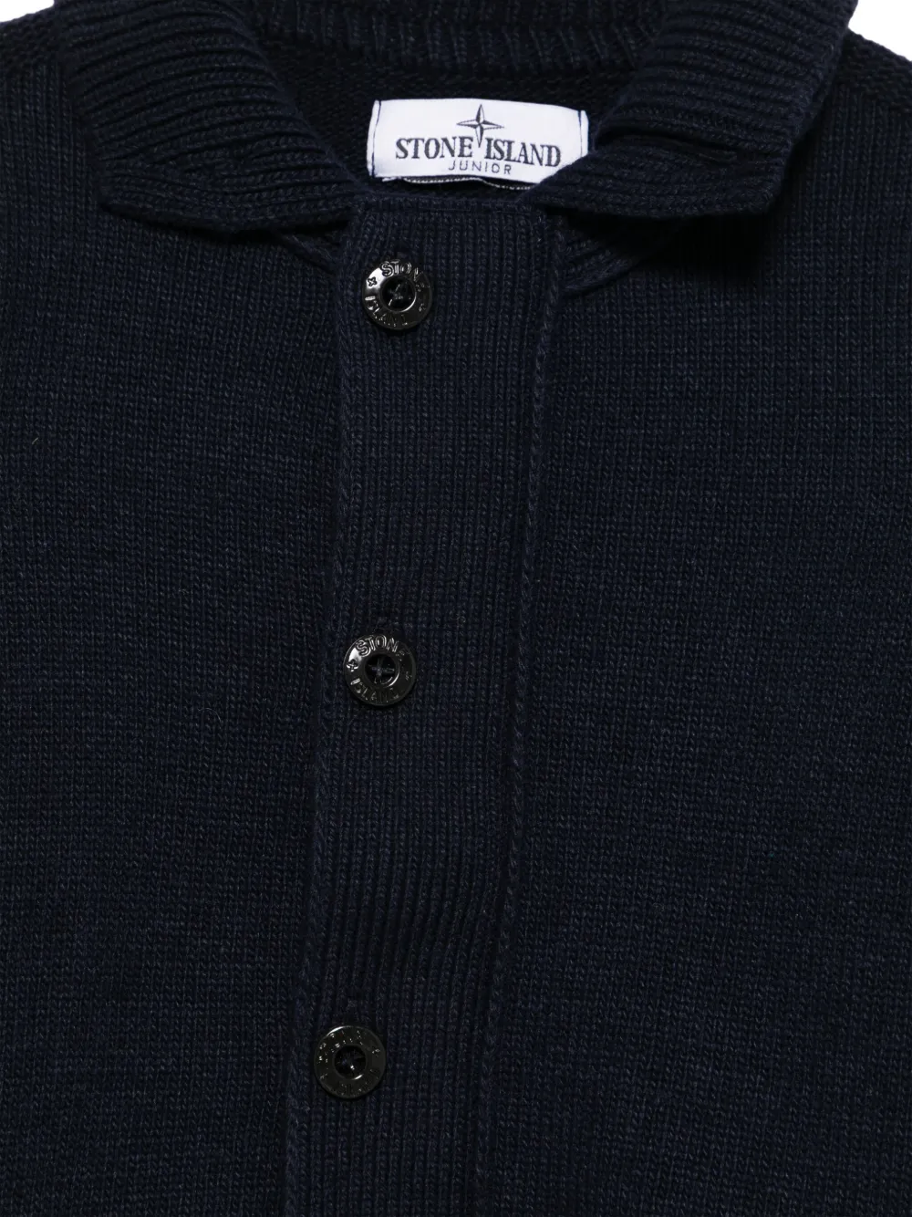Stone Island Junior Vest met Compass-logopatch Blauw