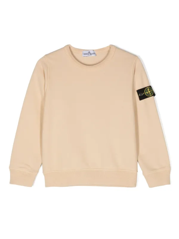 Stone  コンパスパッチ スウェットシャツ Stone Island コンパスバッジ シャツジャケット | ブルー