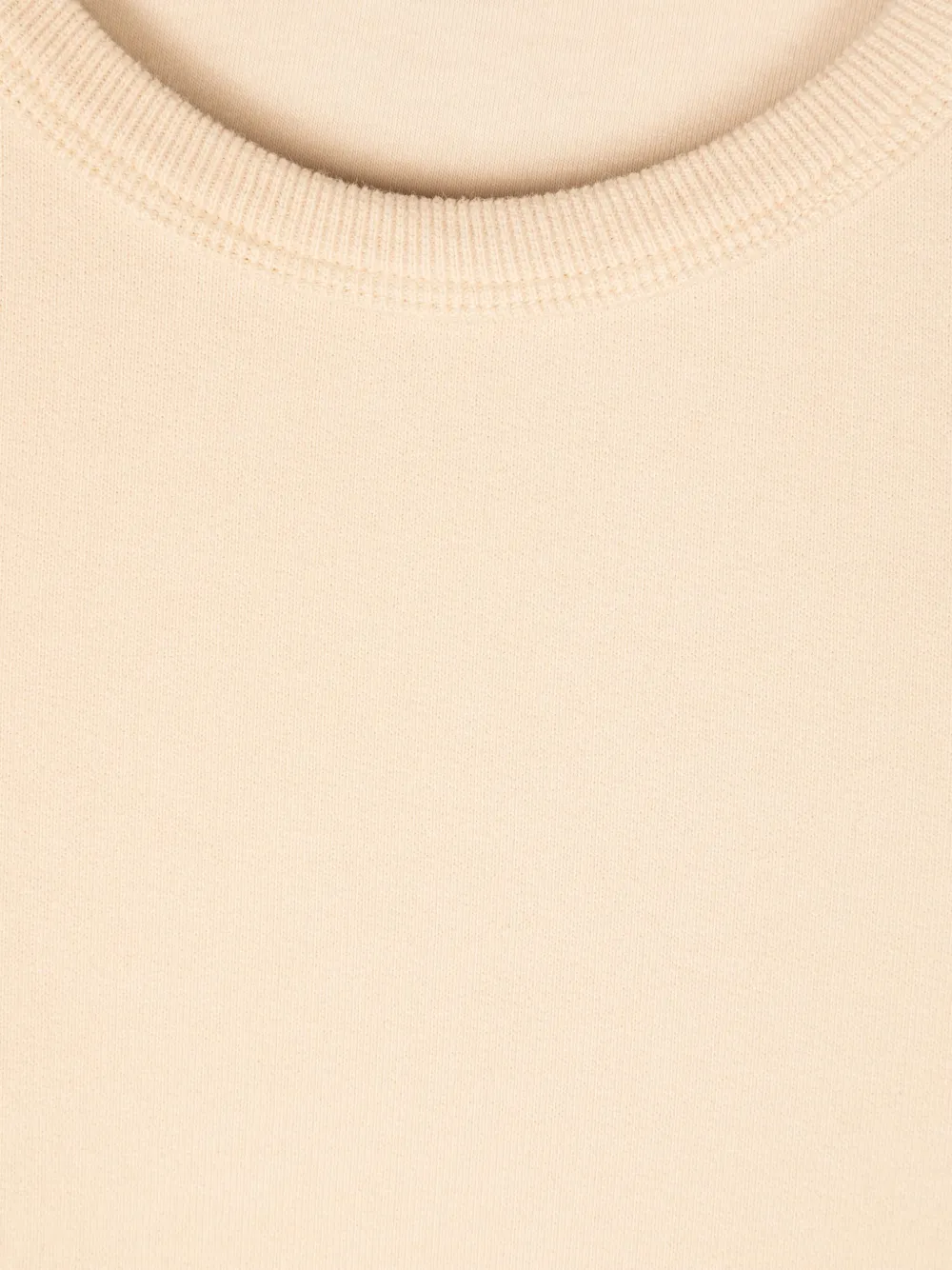 Stone Island Junior Katoenen sweater met Compass-logopatch Beige