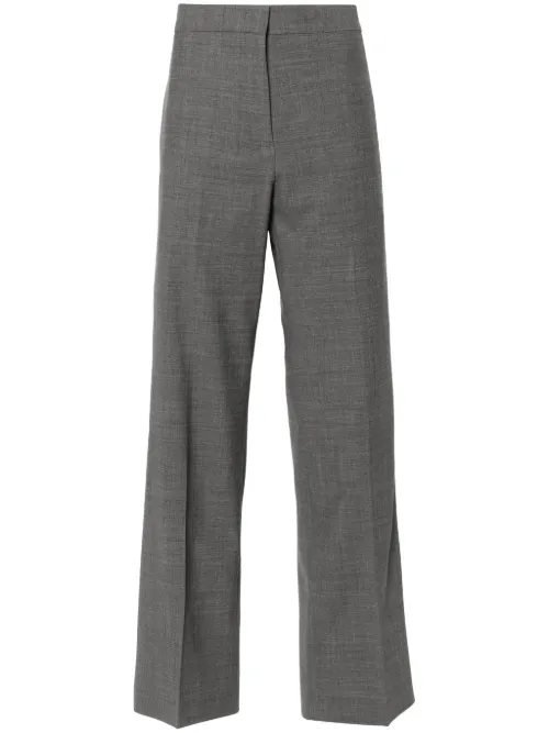 Pantalon droit à plis - Fabiana Filippi - Modalova