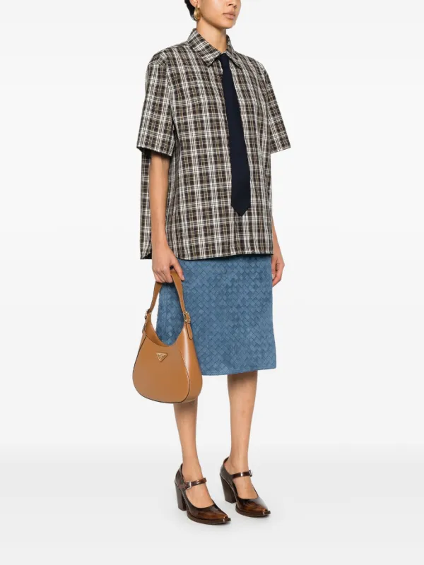 Prada シティ ショルダーバッグ | ブラウン | FARFETCH JP