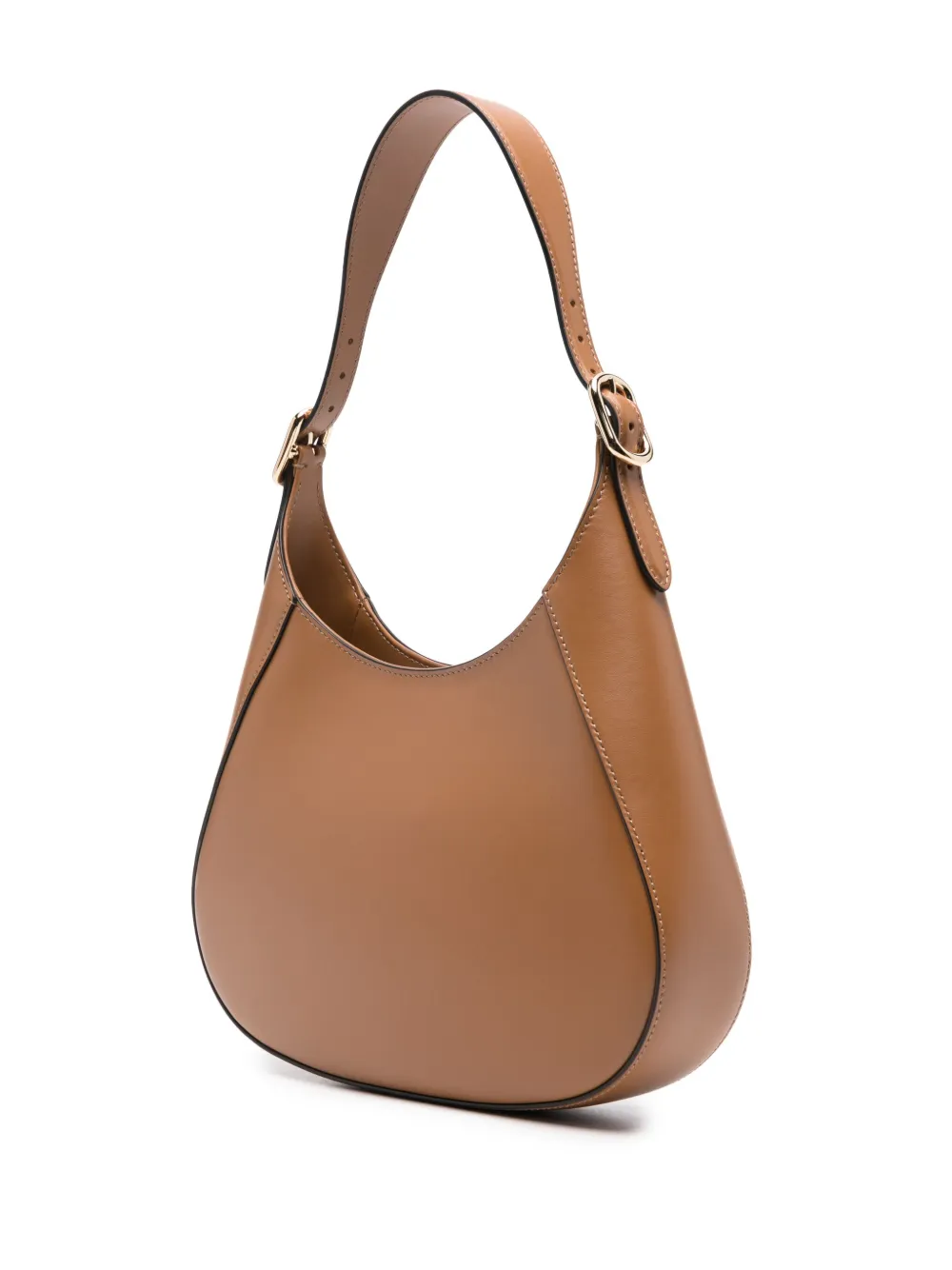 Prada City leren schoudertas Bruin