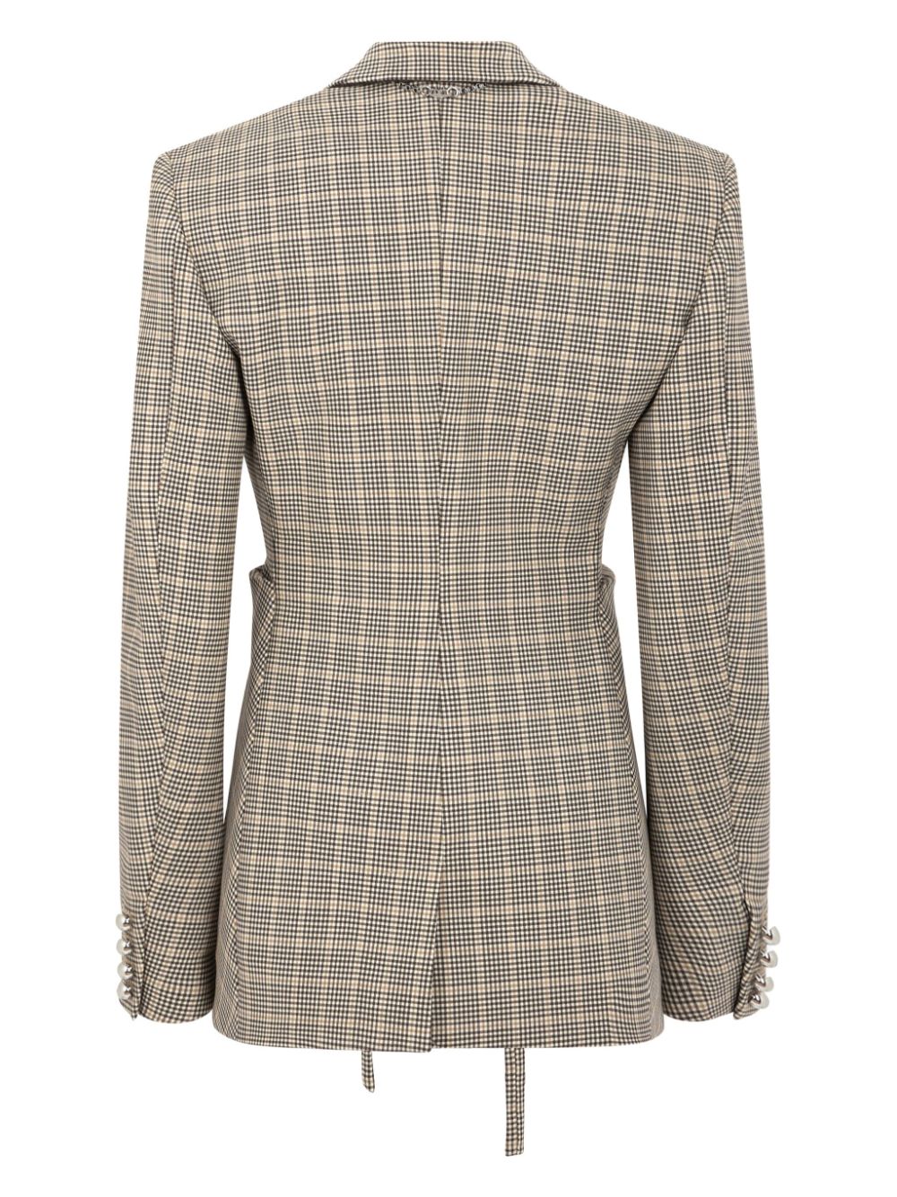 Rabanne plaid check fitted jacket Women