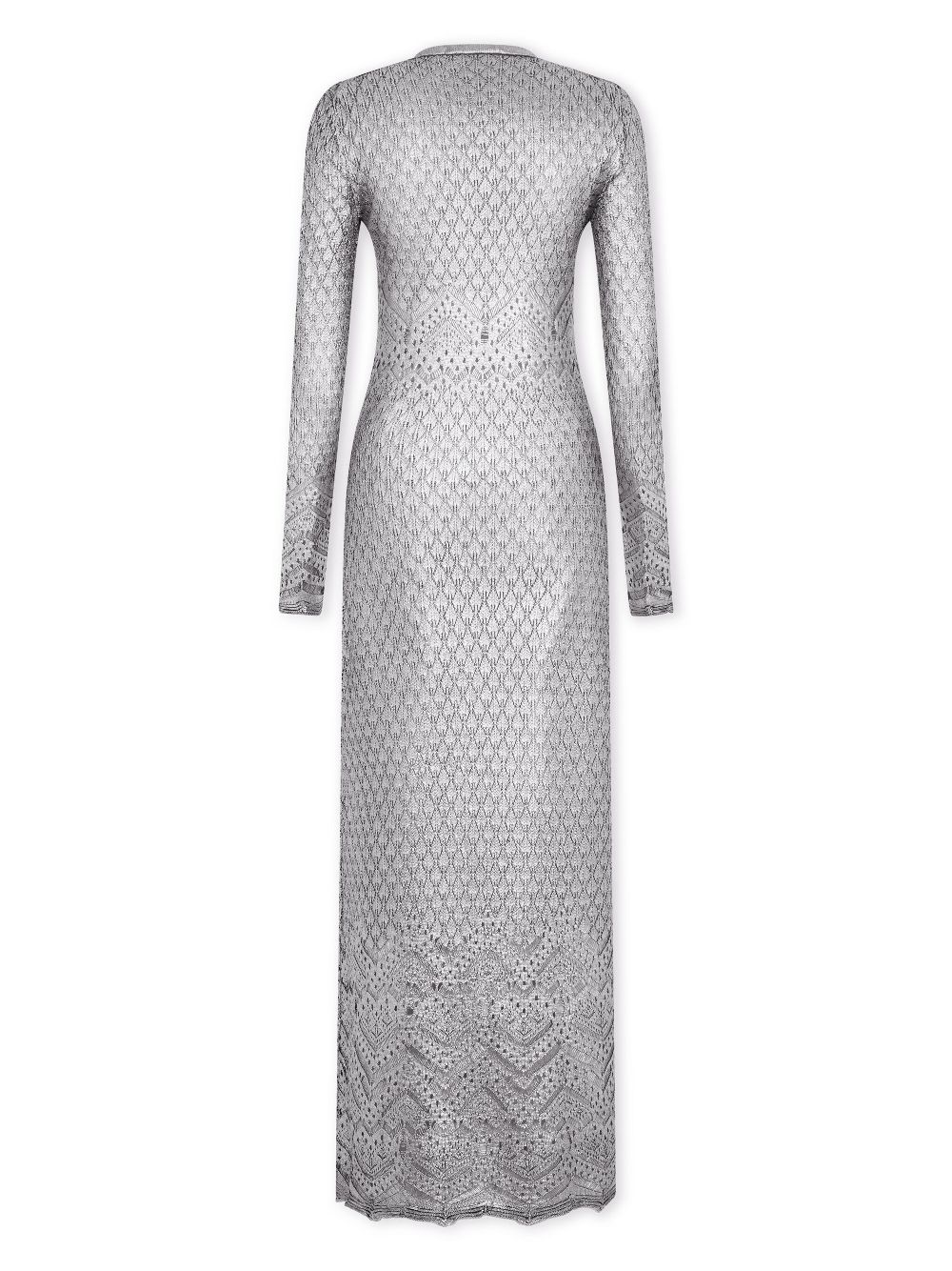 Online shopping savings Rabanne metallic knitted maxi dress Women