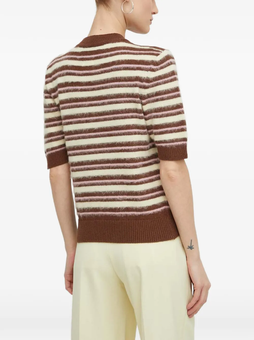 Striped Short-Sleeve Top