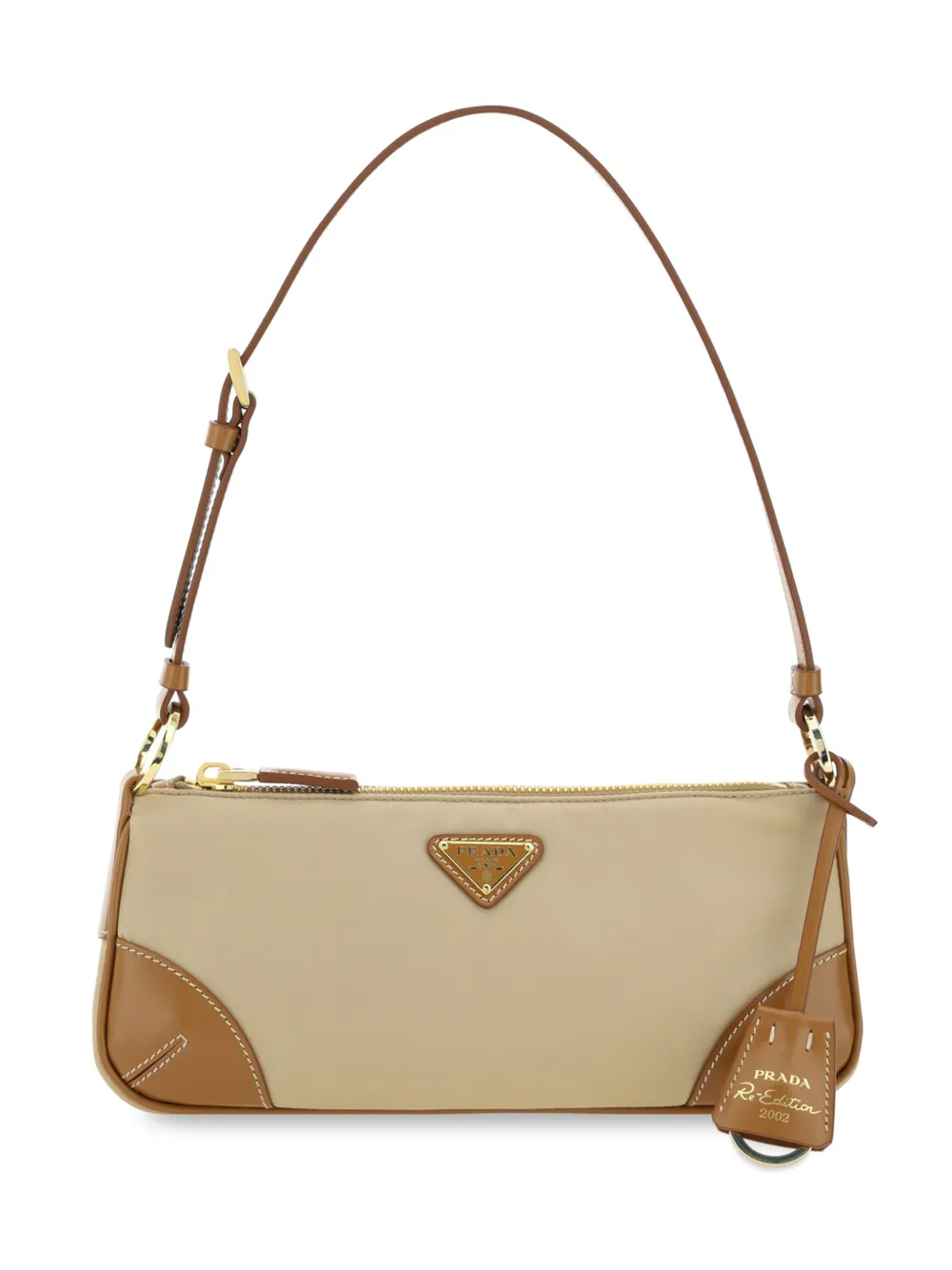 Prada Borsa a spalla Re-Edition 2002 - Marrone