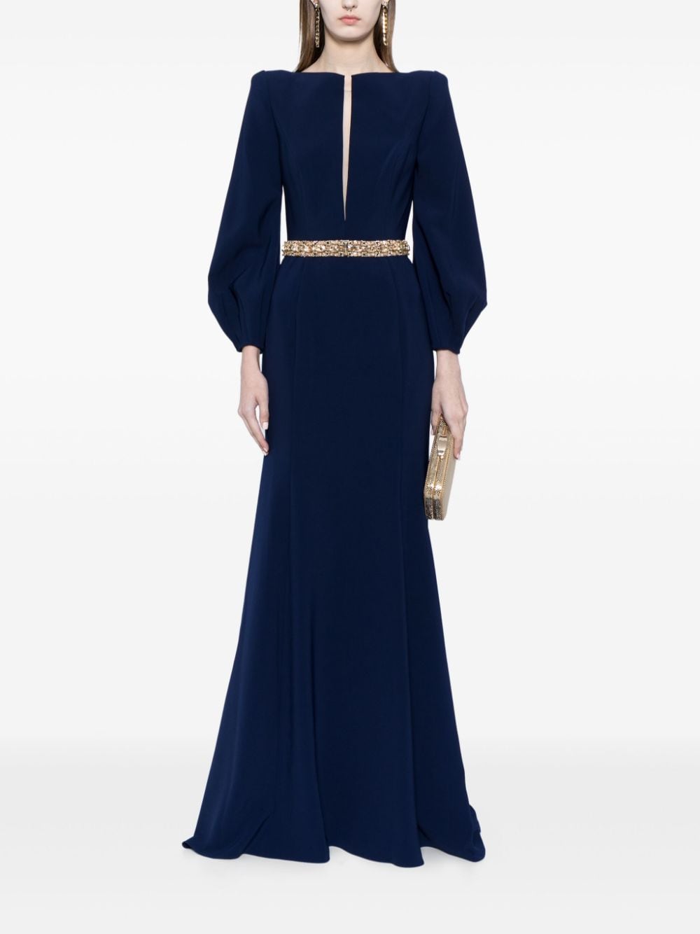 Affordable Jenny Packham Layla crystal-embellished gown Women