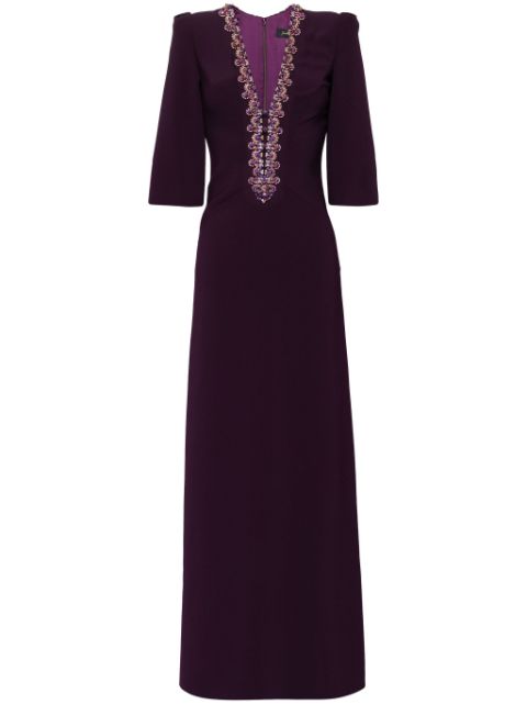 Jenny Packham Rive Gauche crystal-embellished gown Women