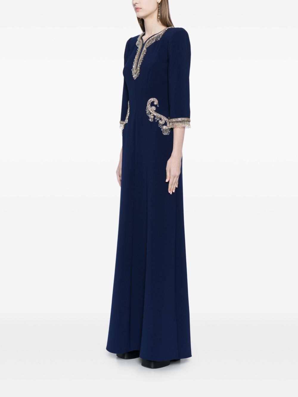 Jenny Packham Viva crystal-embellished gown Women