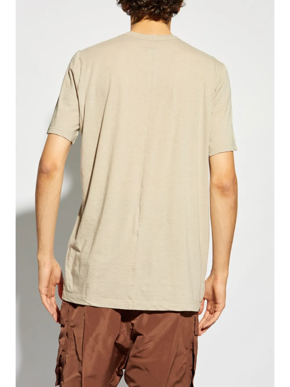 Rick Owens Level T katoenen T-shirt Beige