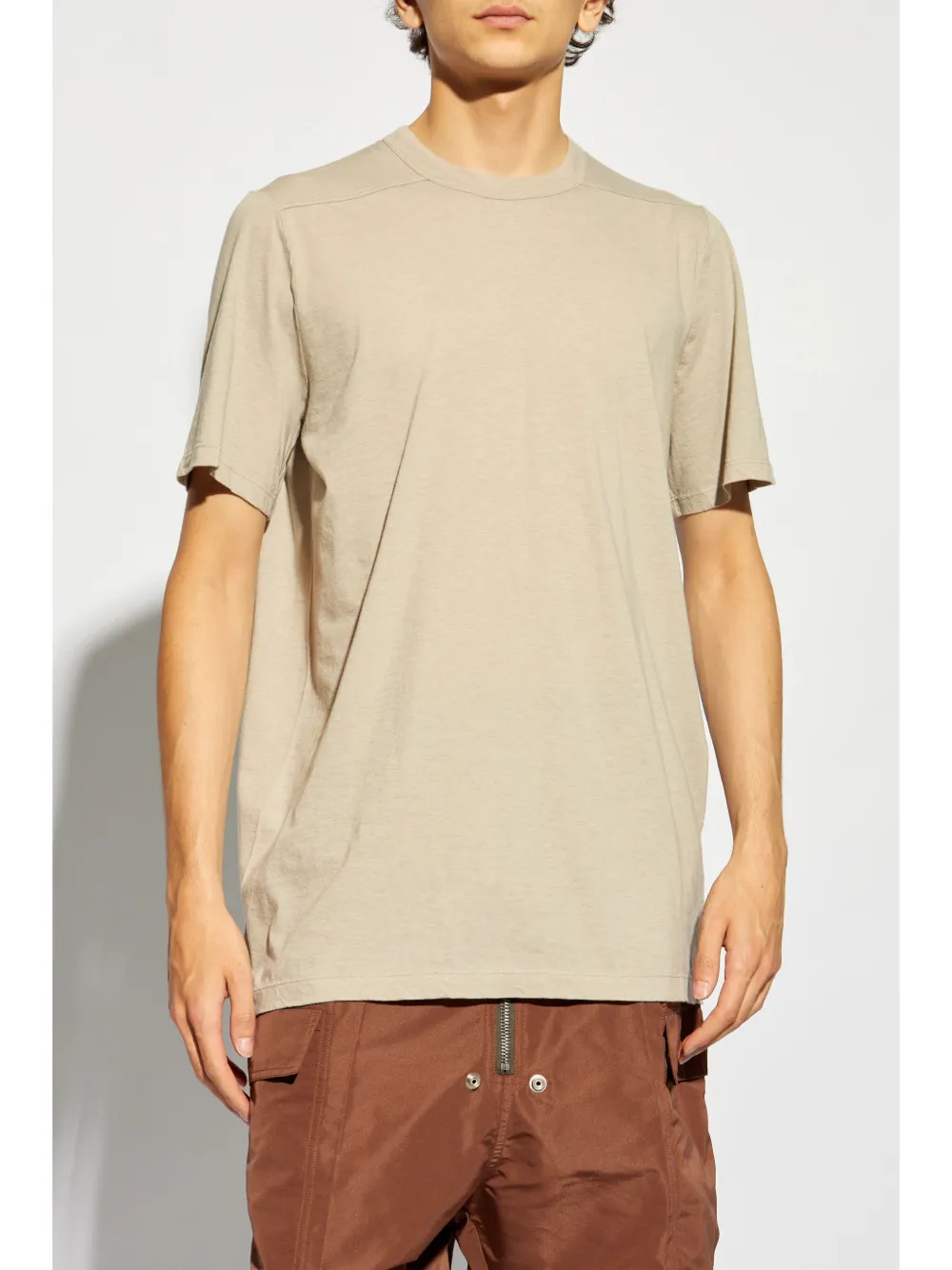 Rick Owens Level T katoenen T-shirt Beige