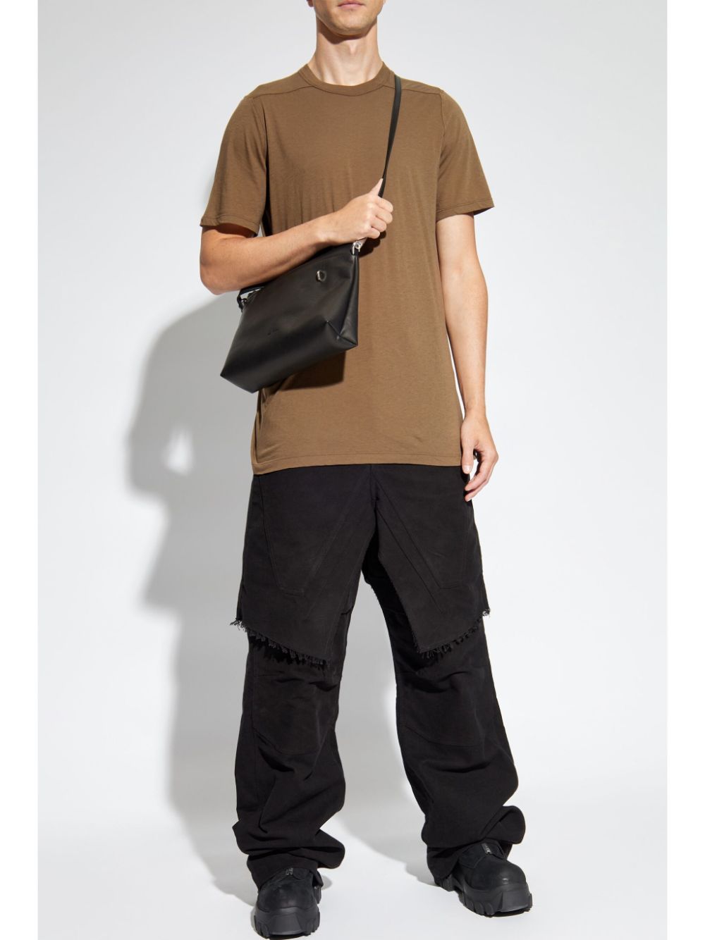 Rick Owens Level T cotton t-shirt - Bruin