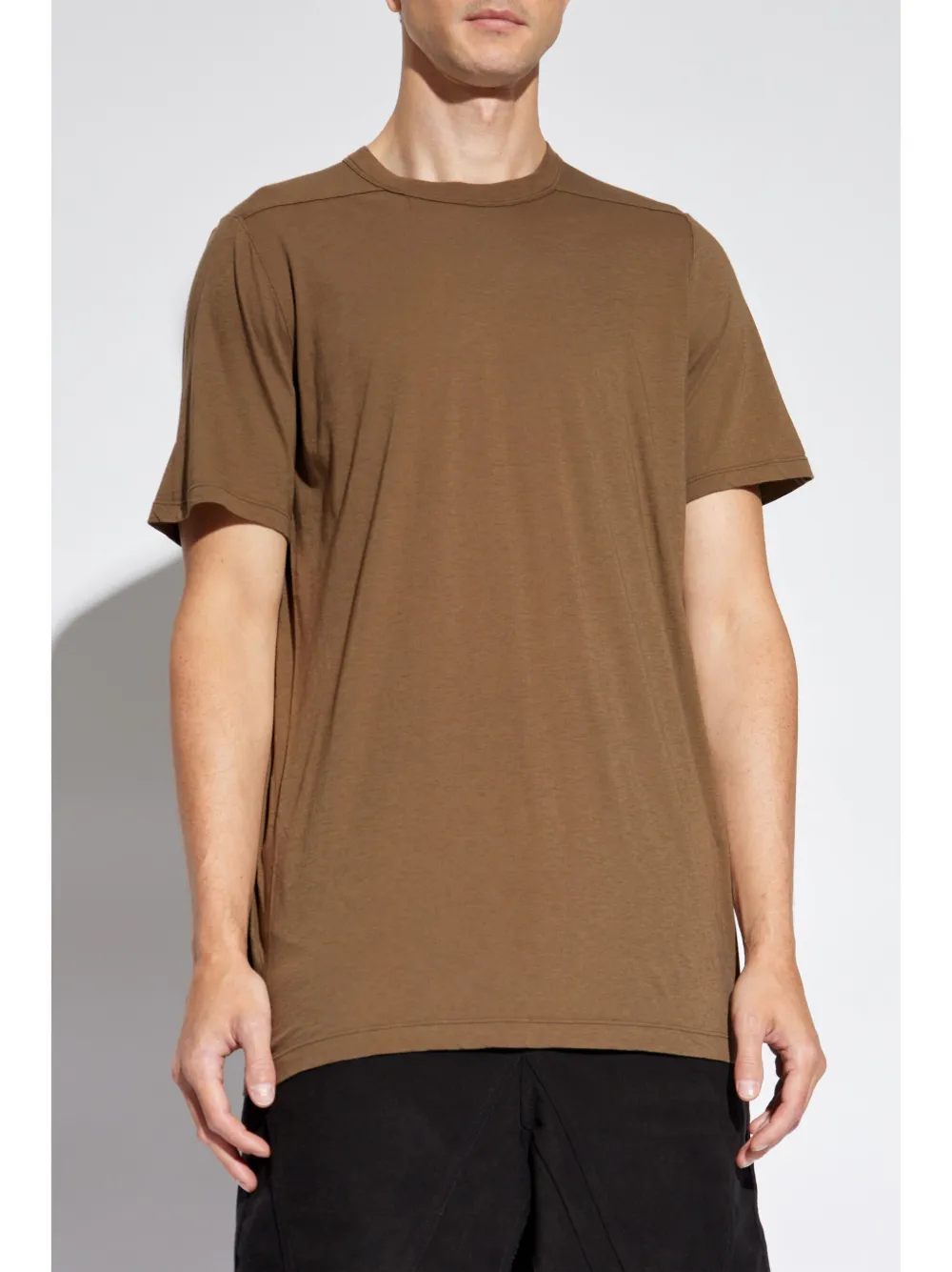 Rick Owens Level T katoenen T-shirt Bruin