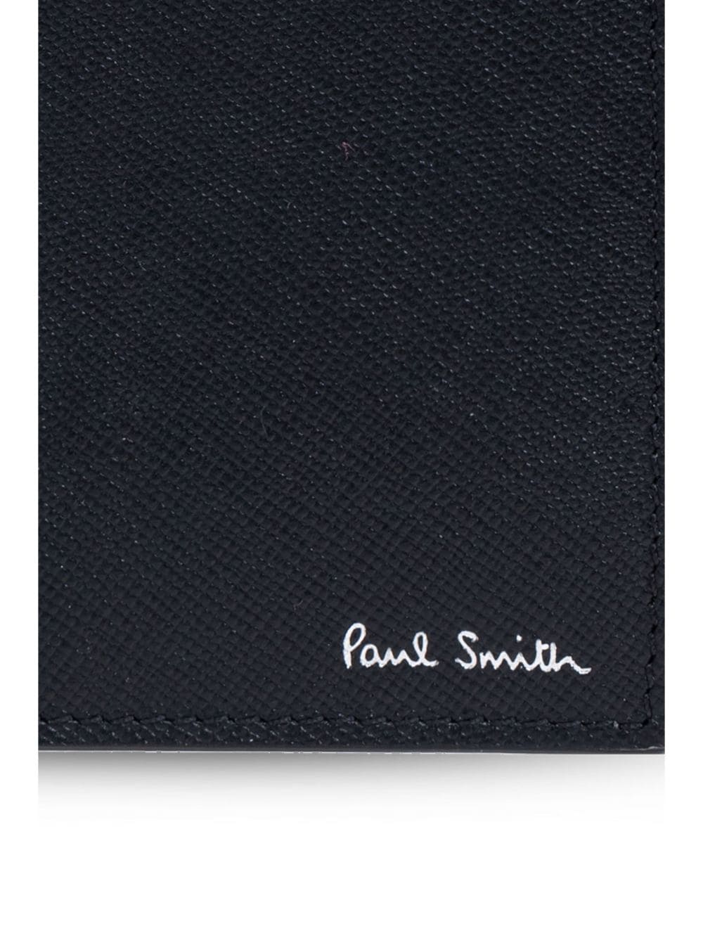 Shop Paul Smith Signature Stripe Balloon Mount Fuji-lined Cardholder In Black