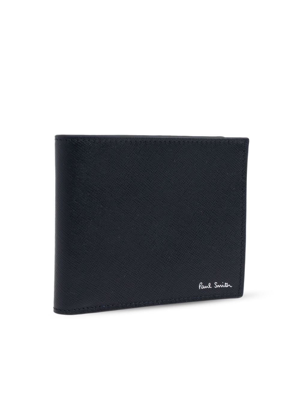 Shop Paul Smith Signature Stripe Balloon Mount Fuji-lined Cardholder In Black