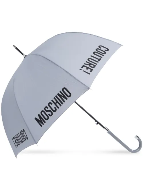 Parapluie à logo imprimé - Moschino - Modalova
