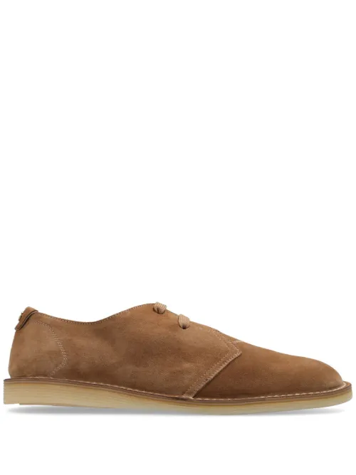 Derbies en daim à logo - Dolce & Gabbana - Modalova