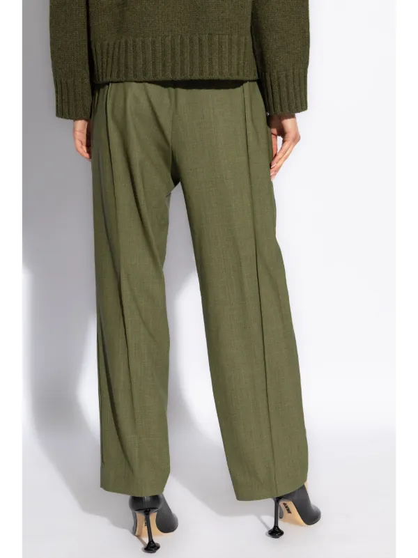 Fabiana Filippi Regular Tailored Trousers | Green | FARFETCH