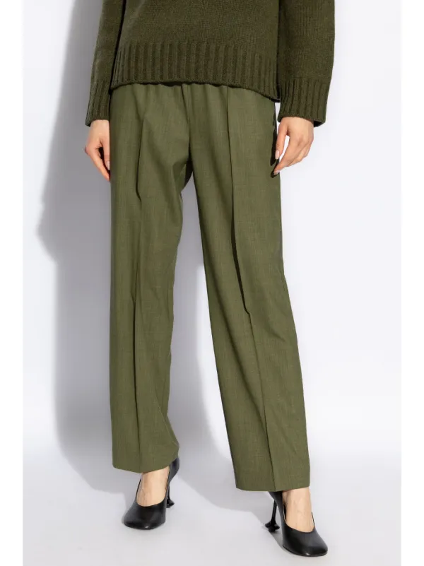 Fabiana Filippi Regular Tailored Trousers | Green | FARFETCH