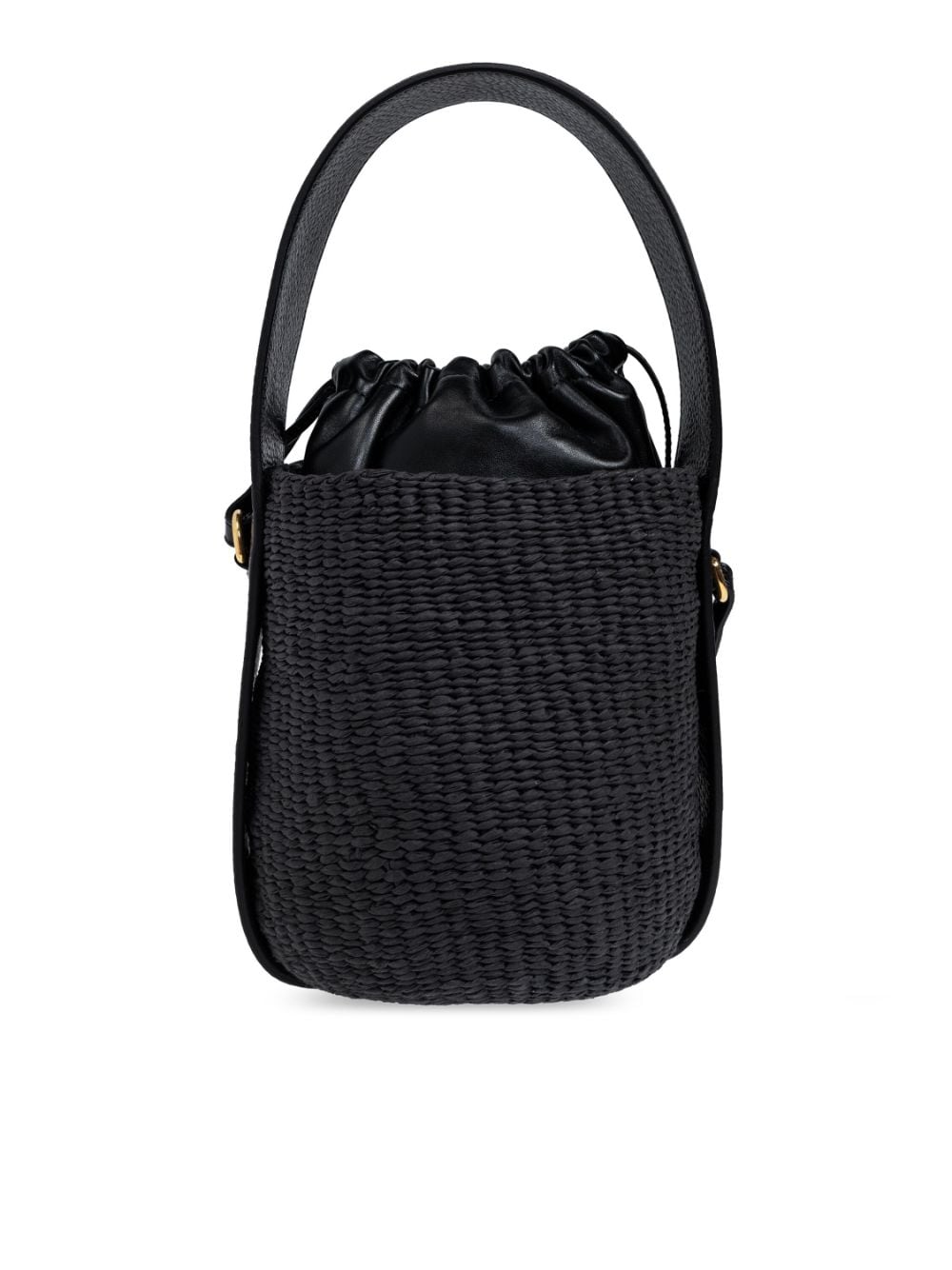 Shop Chloé Small Woody Tote Bag In Black