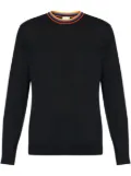Paul Smith stripe-trim sweater - Black