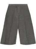 Fabiana Filippi pressed-crease knee-length shorts - Grey
