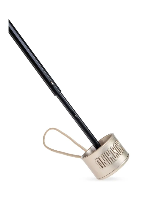 【Moschino】 Toy Print Compact Umbrella 関税/送料込 Moschino Teddy bear-logo Print Compact Umbrella | Neutrals