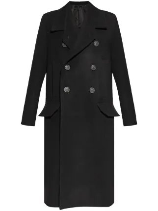 Rick Owens Officer コート | ブラック | FARFETCH JP