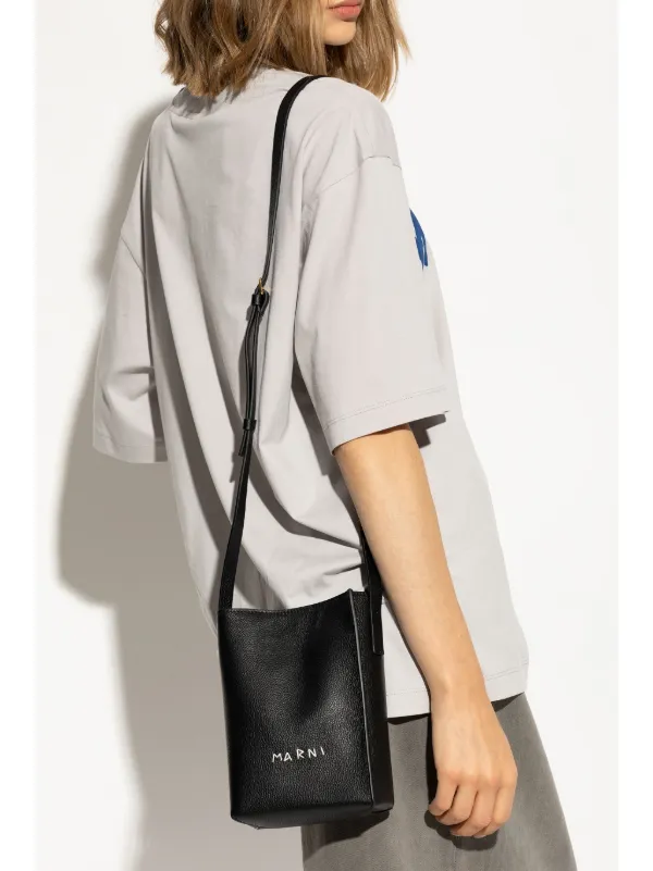 【送料&関税込】Marni North Nano Shoulder Bag Marni North Nano Shoulder Bag | Black | FARFETCH JO
