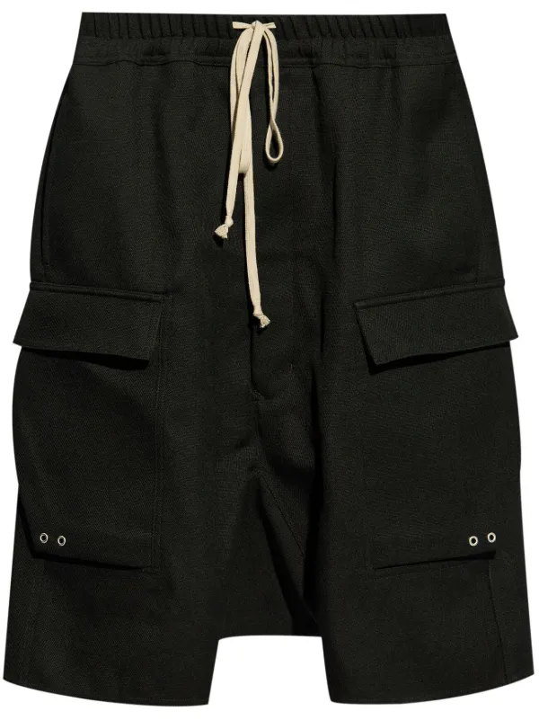 Rick owens cargo pod shorts on sale