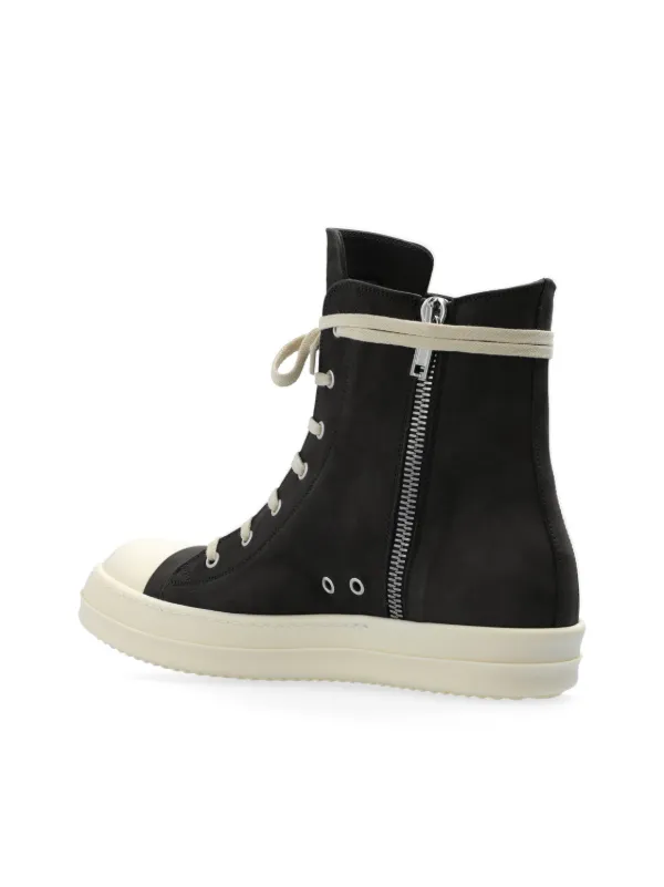 Rick Owens ハイカット スニーカー | ブラック | FARFETCH JP
