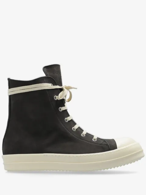 Rick Owens lace-up hi-top trainers