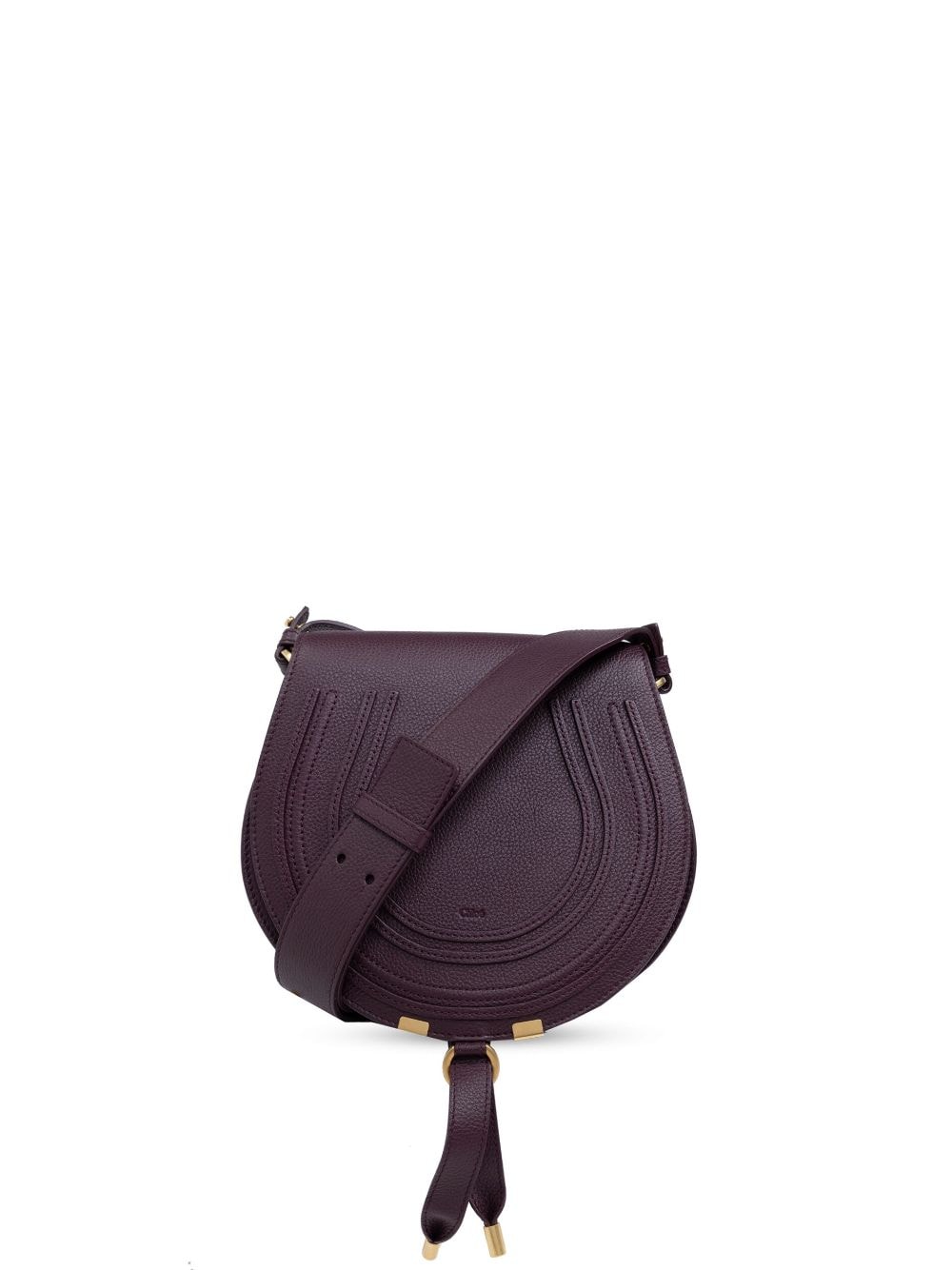 Chloé Medium Marcie Crossbody Bag In Purple