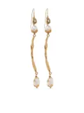 Marni Long Pearl earrings - Gold