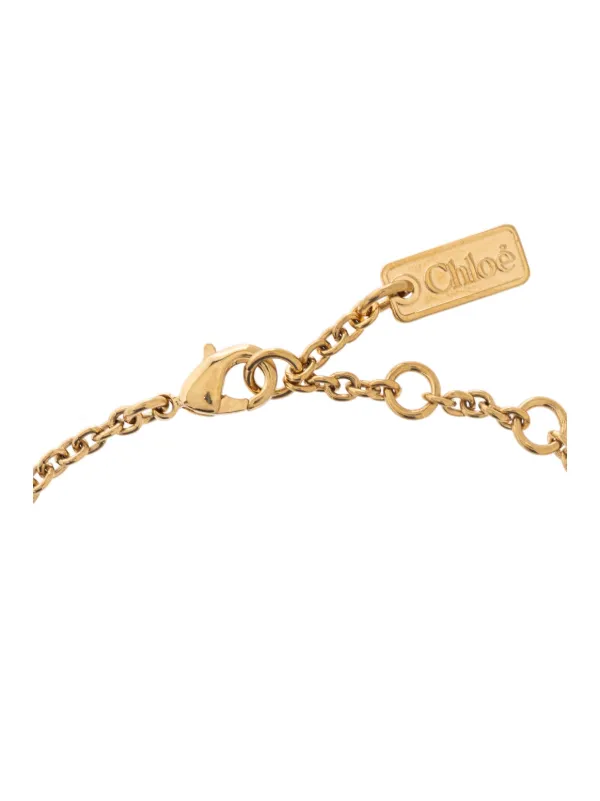 アクセサリーその他 Chloe Chloe Iconic gold bracelet Chloé Iconic bracelet in gold - Chloe | Mytheresa