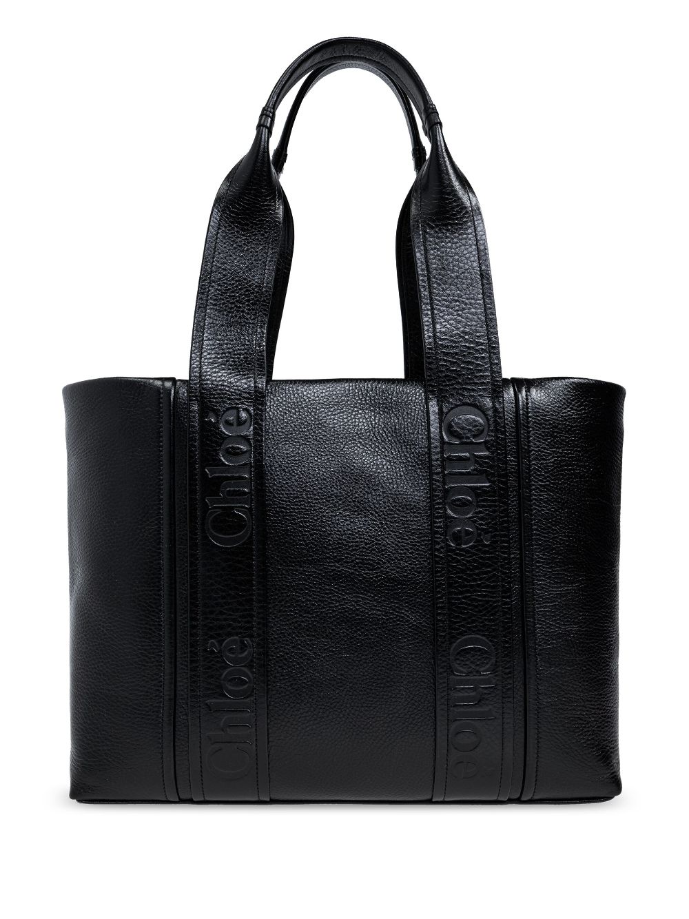 Chloé medium Woody tote bag - Black