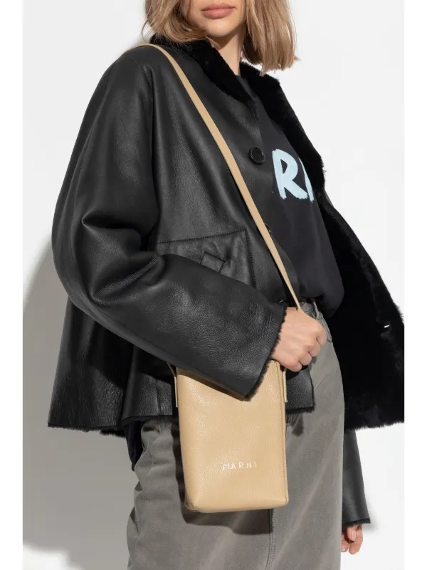 【送料&関税込】Marni North Nano Shoulder Bag Marni North Nano Shoulder Bag | Neutrals | FARFETCH