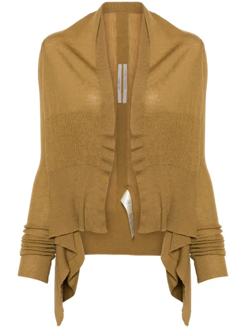 Rick Owens wrap wool cardigan