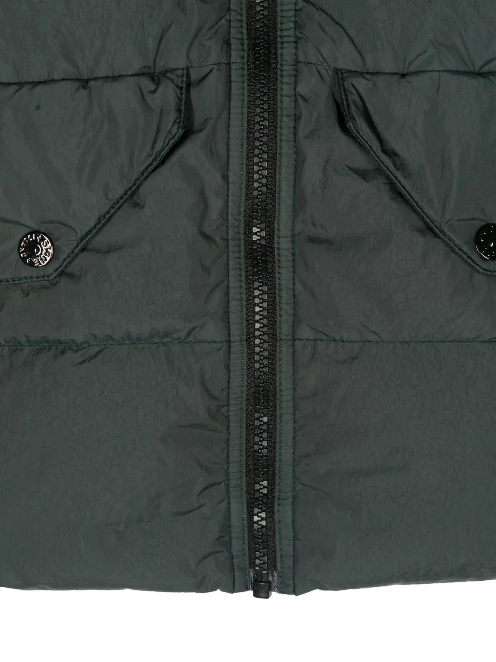 Stone Island Junior Bodywarmer met Compass-logopatch Groen