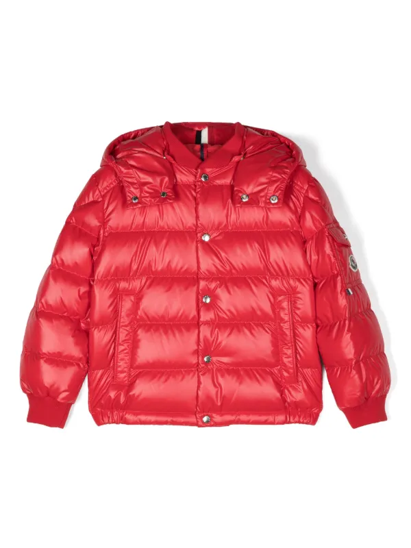 Moncler coat mens red online