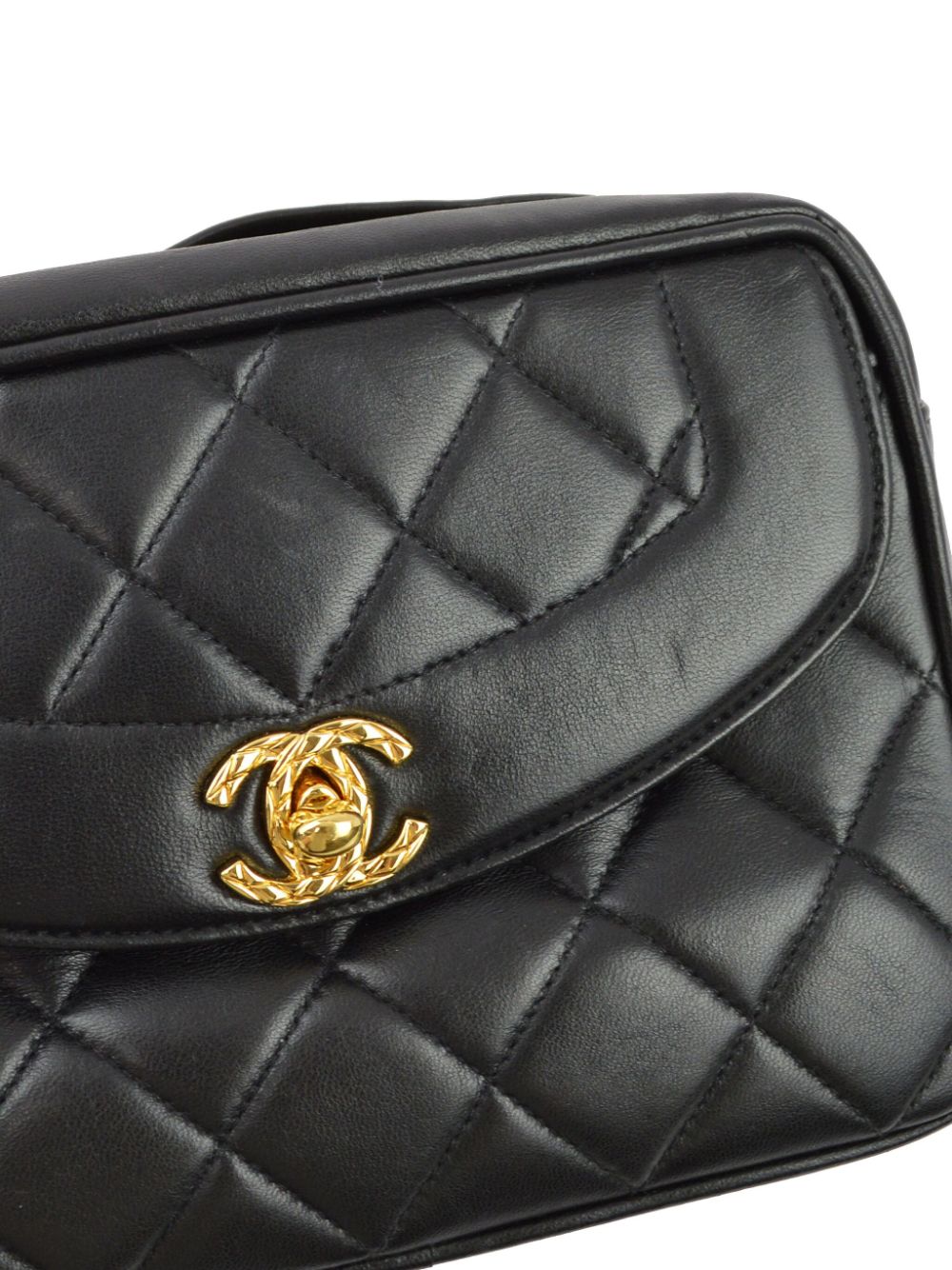 Cheap HOT SALE CHANEL 1992 diamond-quilted tassel-detailed camera bag Women