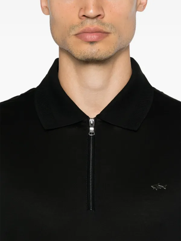 Paul & Shark logo-appliqué Polo Shirt | Black | FARFETCH Paul & Shark logo-appliqué Polo Shirt | Black | FARFETCH