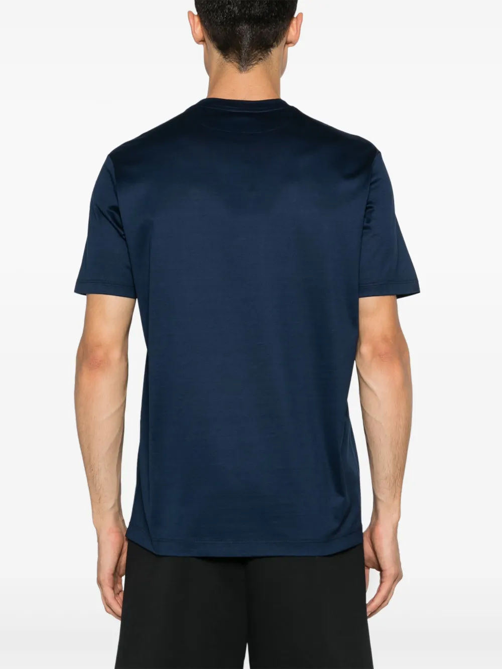 Paul & Shark Katoenen T-shirt met geborduurd logo Blauw
